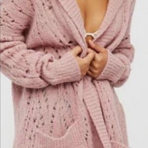 Free People Lemon Drop Alpaca Cardigan